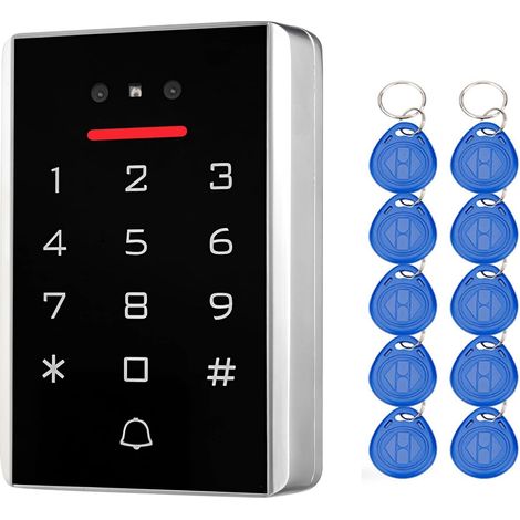 Contrôle d’Accès WiFi avec Reconnaissance Faciale pour Porte et Portail Clavier à Code RFID 125kHz Métal WG26/WG34 APP + PIN + Badge 3D1 (1/5)
