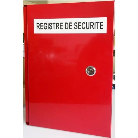Coffret pour registre de sécurité ERP