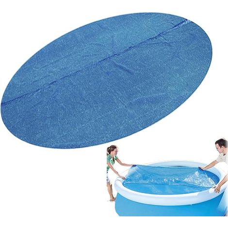 Solargewebe für aufblasbare Schwimmbecken, faltbare, wasserdichte und strapazierfähige Luftpolster-Poolabdeckung mit Isolierung für 8-Fuß-Pools (1/5)