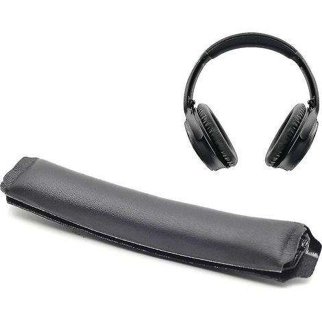 Bandeau de remplacement pour casque Bose QC35 II, QC35 et QC25 – housse de coussinet en tissu doux, taille standard, pack de 2, compatible avec les modèles originaux. (1/4)