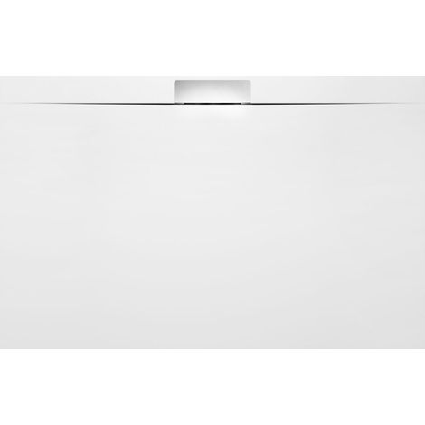 Receveur de douche KAZUKO en marbre coulé, 140x90 cm, blanc (1/4)