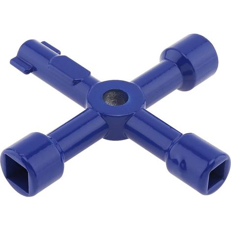 Llave Multifuncional de 4 puntas Azul (1/4)