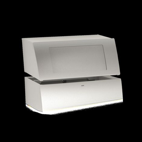 KWC Couvercle rabattable, STRATOS, acier inoxydable, 399 x 185 x 229 mm (1/2)