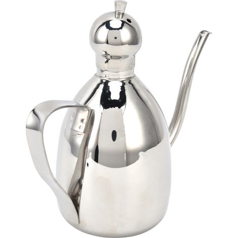 Bidon d'huile portable en acier inoxydable, haute étanchéité, pour la cuisine, 1 L (1/5)