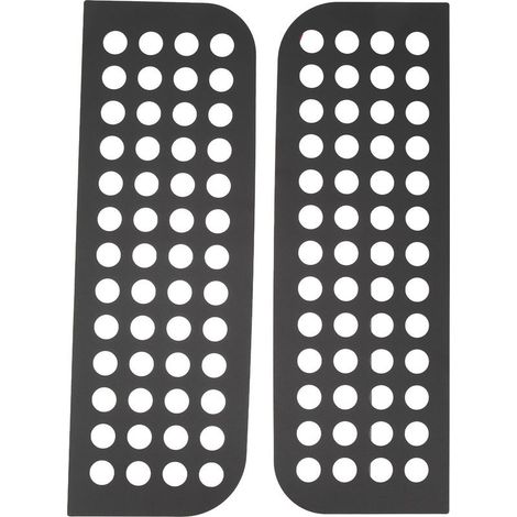 Self-adhesive of window of rear door, 2 pieces, trim of panel of glass aluminum alloy suitable for JL JT Unlimited 4 (1/5)