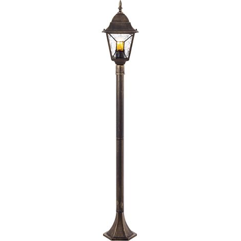BRILLIANT Janel Außenstandleuchte 120cm schwarz gold 1x A60, E27, 60W, geeignet für Normallampen (nicht enthalten) (1/5)