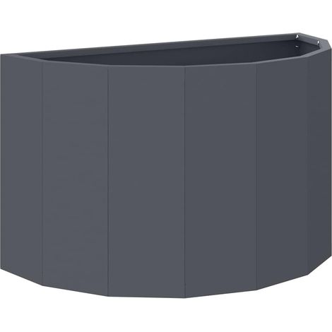 Maison Exclusive - Fioriera Antracite 60 x 30 x 35 cm Acciaio