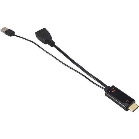 Câble adaptateur HDMI mâle vers DisplayPort femelle 4K à 60 Hz, convertisseur HDMI vers DP A (1/4)