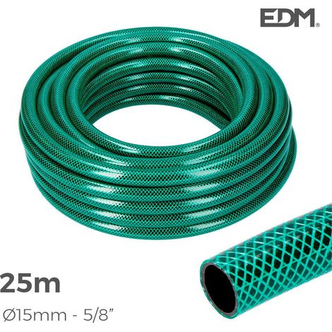 Gartenschlauch Grundleitung ø innen 15mm ø außen 19mm (5/8") - Rolle 25m edm