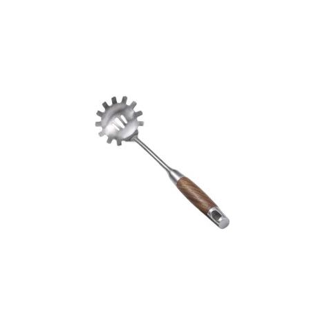 Louche à pâtes - 1 pièce, acier inoxydable cuillère spaghetti cuisine pratique - Inox 35x8cm