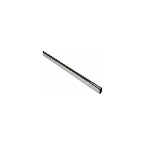 Tubo armadi ovale cromo 3m