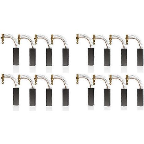 Lot de 16 balais de charbon pour machine à laver 154740, balais de charbon pour moteur de machine à laver (1/4)