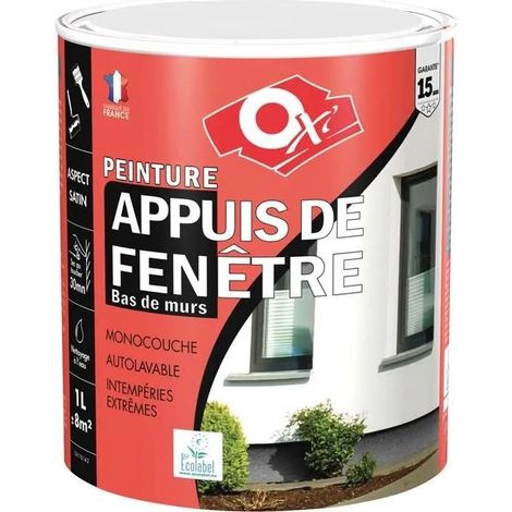 Oxi pittura satinata bianca 1L per esterni