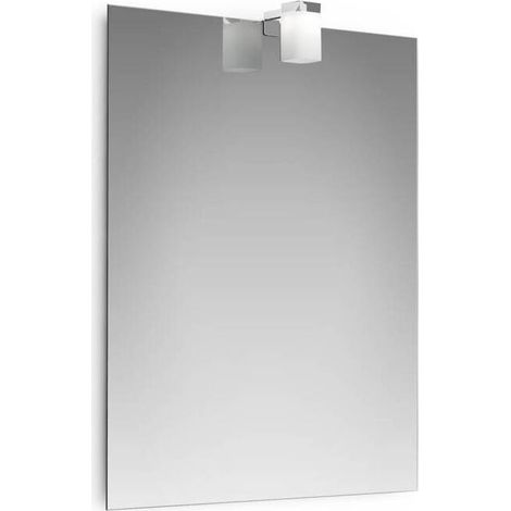 SPECCHIO A FILO  45X65 CM C/LAMPADA LED