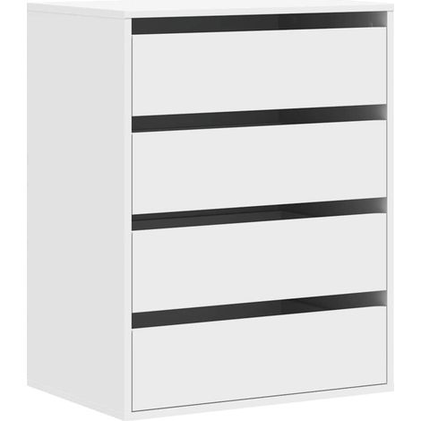 Cajonera de esquina madera de ingeniería blanca 60x41x76 cm vidaXL