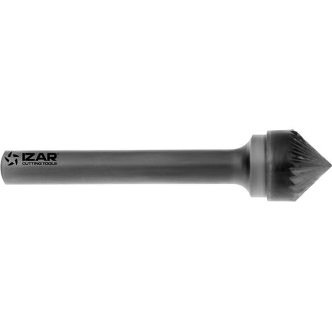 Fresa Rotativa Metal Duro Tipo K Conica-90º - 9256 - 25,00X06,00 mm Dent.6 IZAR (1/3)