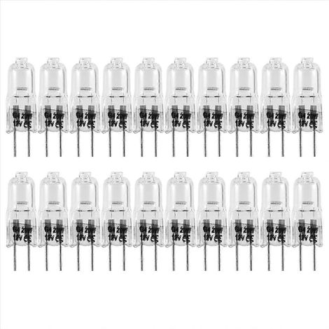 20 G4-Halogenlampen, 20 W, 12 V, 20er-Packung Halogenlampen für Zuhause (1/5)