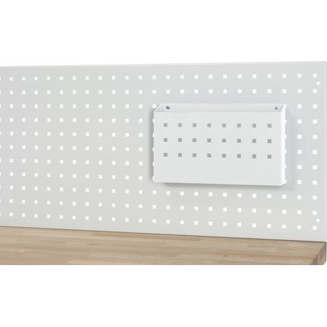 Rau Dokumententasche für Lochplatte, B325xT65xH200mm, RAL7035