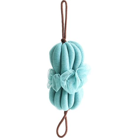 Gant De Bain - Gant À Deux Anneaux Pour Le Dos - En Fibre Synthétique Douce - Pour Adulte - 1 Pièce (1/5)