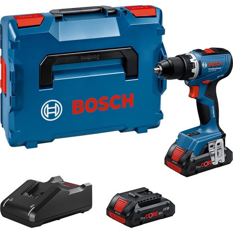 Perceuse-visseuse sans fil 18V System, moteur sans balais, longueur de tête 166, incl. 2 batteries 4.0Ah (1/5)