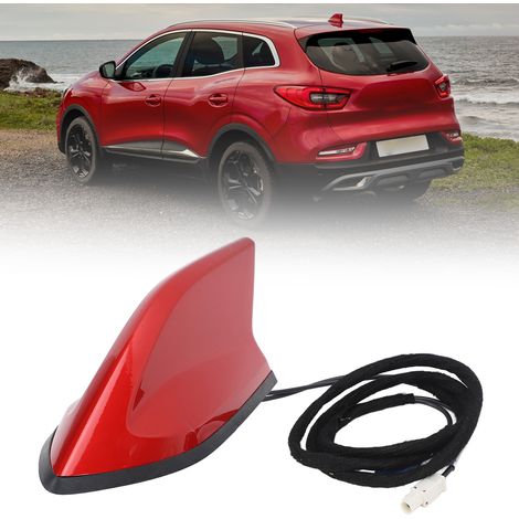Antenne radio de toit aileron de requin rouge (référence OEM : 282069033) pour Renault Kadjar