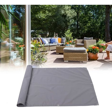 Filet de protection solaire en polyester résistant aux UV et imperméable, brise-vue pour jardin, balcon ou terrasse, coupe-vent et sécurité. (1/5)