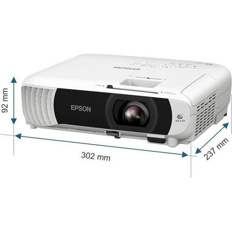 Projecteur 3LCD - EPSON - EB-W55 - 4000 lumens - WXGA - Wi-Fi intégré