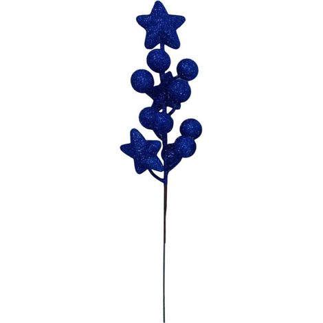 Blumenarrangement „Unabhängigkeitstag“ mit Goldstaub, 21 cm, künstlicher Blumenstrauß, Hochzeits- und Heimdekoration (3 Stück) (1/5)
