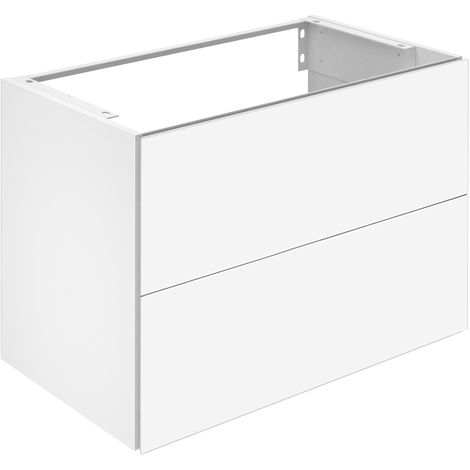KEUCO X-LINE mueble bajo para lavabo, 2 extracciones frontales,
