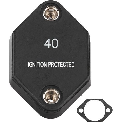 Disjoncteur Automatique Réinitialisable - 40 A - 32 V CC - Étanche - Pour Camion Bateau Camping-Car (1/5)
