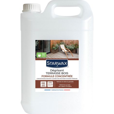 Dégrisant concentré pour terrasse en bois 5L STARWAX