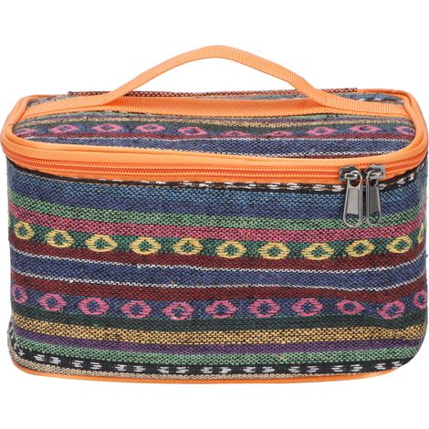 Sac de Rangement pour Assaisonnements - 24,5 x 18,5 x 14,5 cm - Coton et Lin - Sac de Pique-nique Portable - 1 Pièce