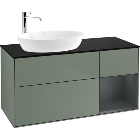 Villeroy & Boch F932HGGM Armoire sous lavabo Finion F93 (1/2)