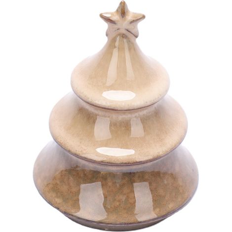 TrendLine Deko-Tannenbaum Keramik 11,3 x 8,5 cm