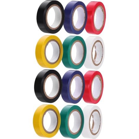 2 lots de 5 rubans adhésifs électriques colorés pour l'organisation, 6 (1/5)