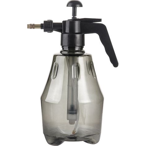 Arrosoir À Main - Pulvérisateur Transparent Pour Plantes D’intérieur Et Extérieur - Capacité 1,5 L - Design À Déclencheur Avec Verrouillage - Noir (1/5)
