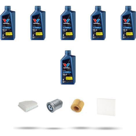 Kit tagliando 4 FILTRI e 6L OLIO compatibile con Toyota Rav 4 III 2.2 D-4D 98kw Dal 2005 (1/5)