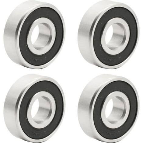 4pcs roulement a bille 6201-2RS 12 x 32 x10mm Chrome, roulements à billes 6201 2RS Double Blindé Acier Carbone (6201-2RS 4ps) (1/5)