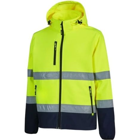 U-Power Giacca Softshell alta visibilità Cursa WHL318NY - 3XL