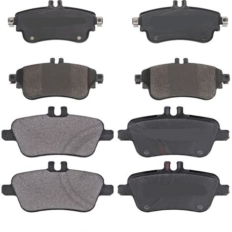 KIT PASTIGLIE FRENO ANTERIORI E POSTERIORI compatibile con MERCEDES-BENZ CLASSE C COUPE' (C204) / PASTIGLIE FRENANTI AUTO OEM P 50 067  P 50 070,P 50 068  P 50 068X / SOSTITUZIONE DIRETTA / BASSA POLV