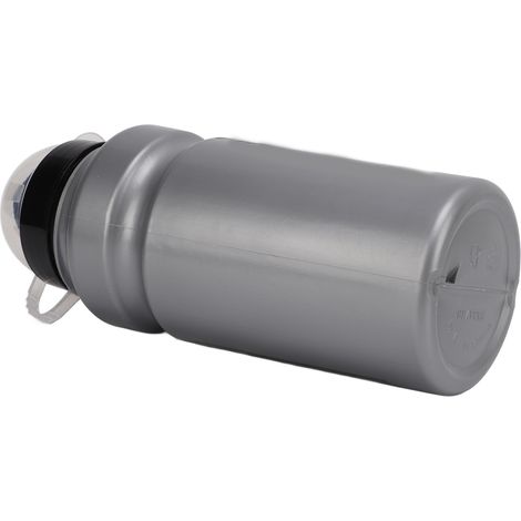 500 ml große Sport-Trinkflasche, rutschfest und tragbar, ideal für Mountainbiken und Radfahren (grau) (1/5)
