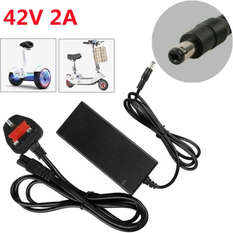 FLITI 42V 2A Battery Charger for Electric Bikes and Scooters, Smart Fast Charger with LED Indicator, UK Plug, 84W, 5.5x2.1mm Connector (1/5)