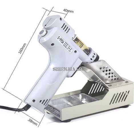 S-995A/S-993A/S-997P/S-998P Pistolet à Absorption électrique Pistolet à Air Chaud à dessouder Pompe à dessouder Fer à souder (Color : S-997P) (1/5)