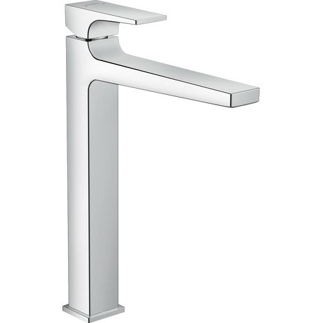Hansgrohe Metropol - Grifo monomando de lavabo 260 con conjunto de desagüe Push-Open, cromo 32512000