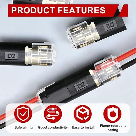 câbles connecteurs mâle femelle JST-PH 2.0 pour batterie H36 H67 E010 E013
