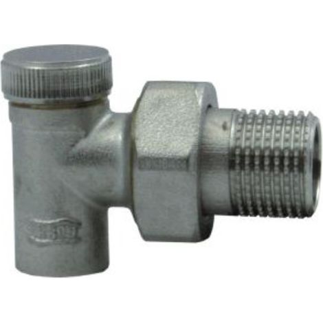 Valvola di ritorno del radiatore, angolata, per saldatura, 15 mm (1/2)