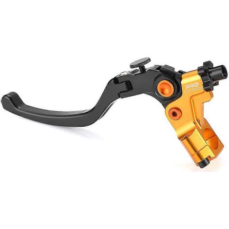 Maître-cylindre de frein à montage radial universel 19rcs, câble de levier d'embrayage, pompe hydraulique pour moto, leviers de frein pour Nanja Honda - Levier d'embrayage doré (1/5)