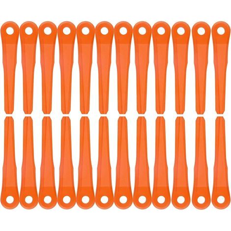 Lot de 24 lames de rechange pour Stihl Polycut 6-2, 6-3, 7-3, 28-2, 48-2 Coupe Bordure, couteaux en plastique 40020071000 (1/5)