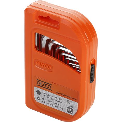 JGO. COMBINADO LLAV. ALLEN+TORX INV. ALYCO ORANGE (1/5)