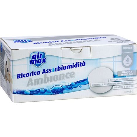 Air max ricarica tab ambiance assorbiumidita 500x4 neutro d0296